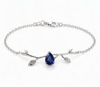 Luminous Branch Sapphire Bracelet