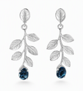Morning Dew Leaf Drop Earrings