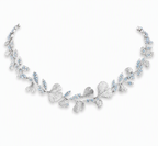 Ginkgo Sky Sapphire Garland Necklace