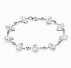 Ginkgo Flow Blue Sapphire Bracelet
