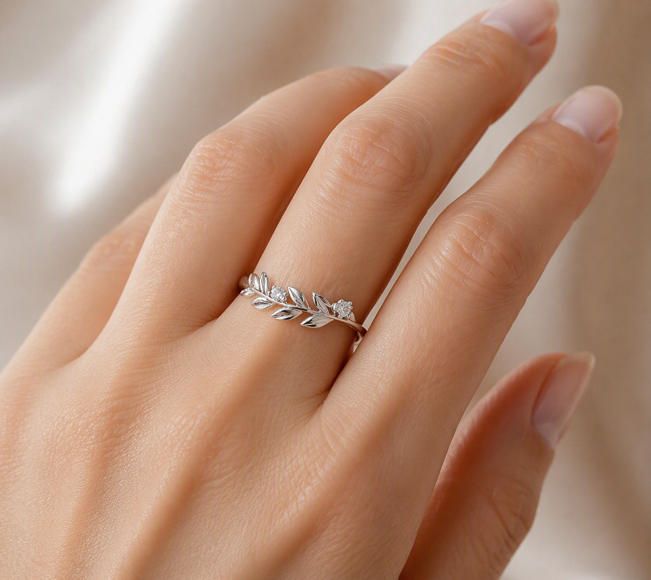 Laurel Light Diamond Ring