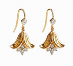 Bellflower Light Diamond Drop Earrings