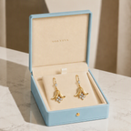 Bellflower Light Diamond Drop Earrings