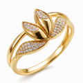 Laurel Glow Diamond Ring