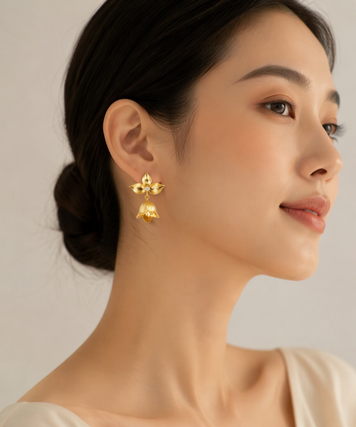 Aurelia Bloom Drop Earrings