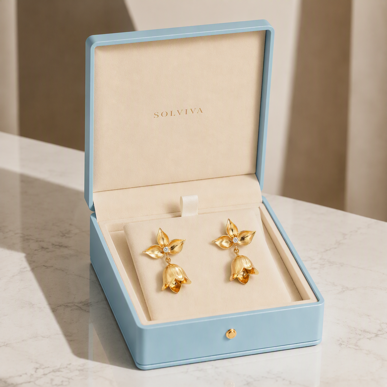 Aurelia Bloom Drop Earrings