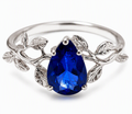 Azure Vine Blue Sapphire Ring