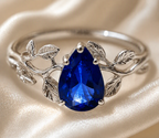 Azure Vine Blue Sapphire Ring
