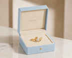 Golden Laurel Diamond Ring