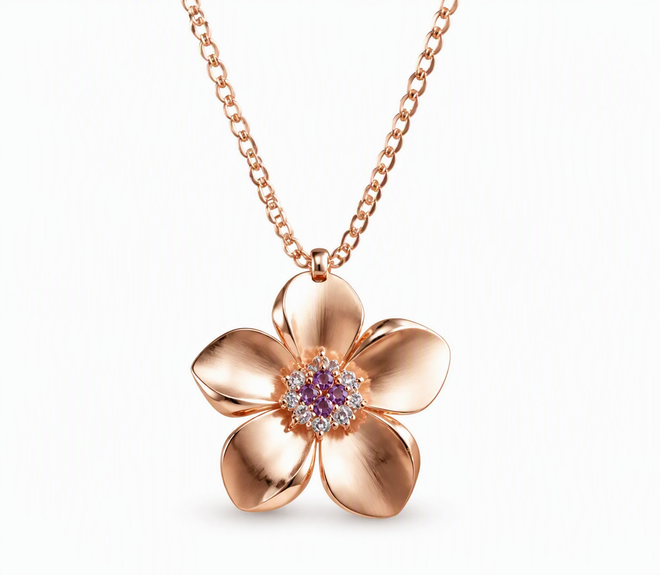 Bloom of Dawn Pendant Necklace