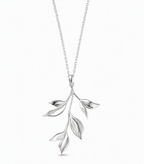 Whispering Leaves Pendant Necklace