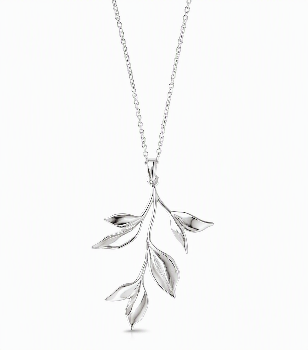 Whispering Leaves Pendant Necklace