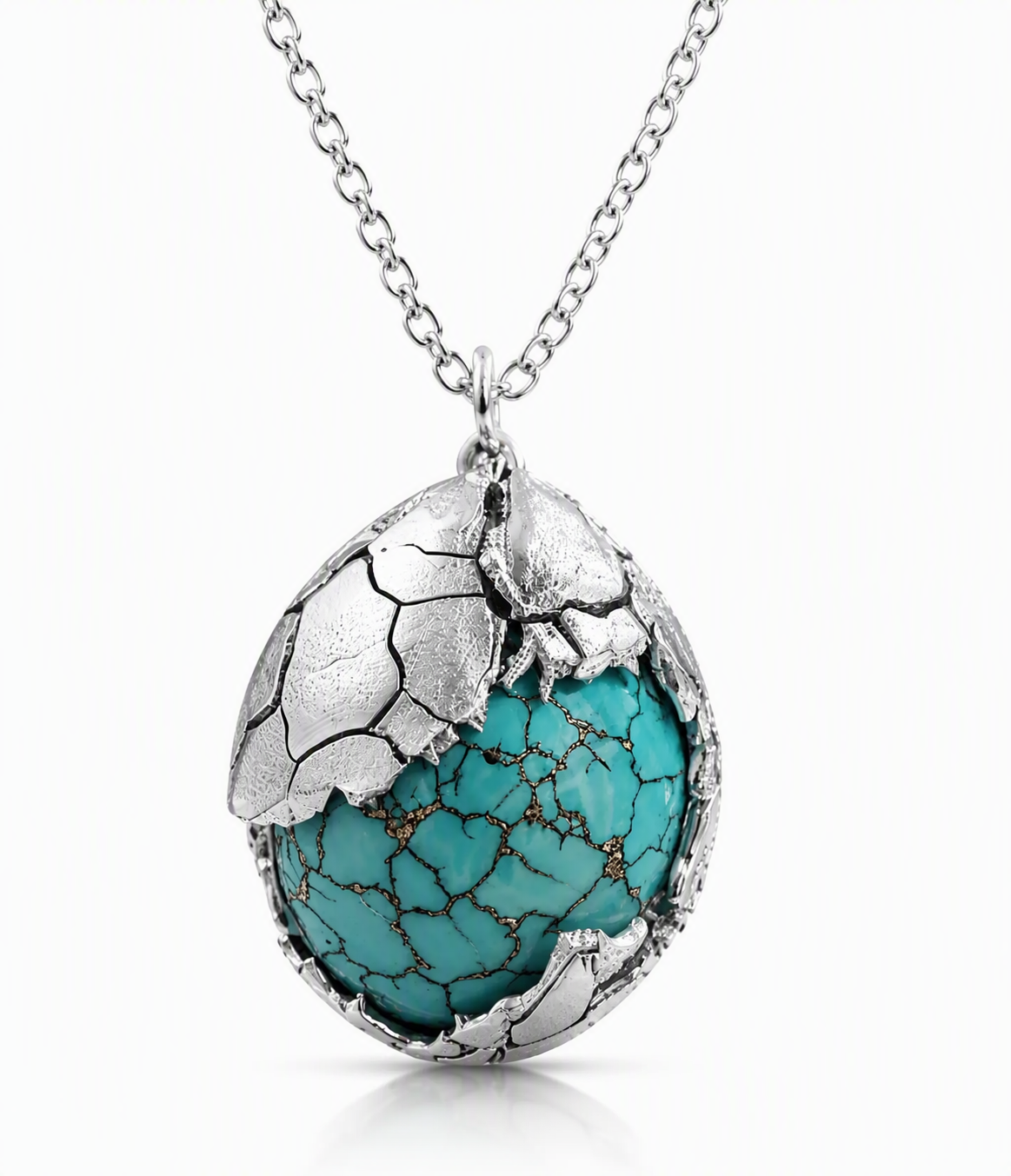 Cracked Sphere Pendant