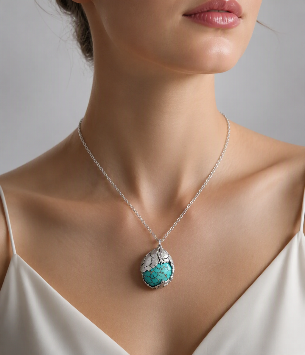 Cracked Sphere Pendant