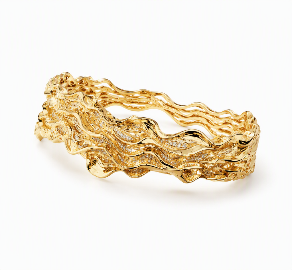 Golden Current Bracelet