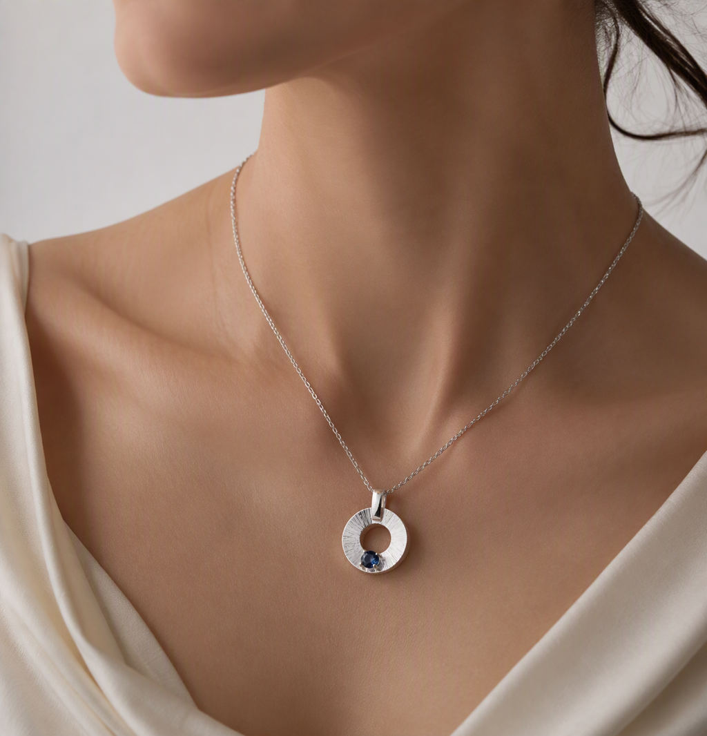 Blue Orbit Pendant