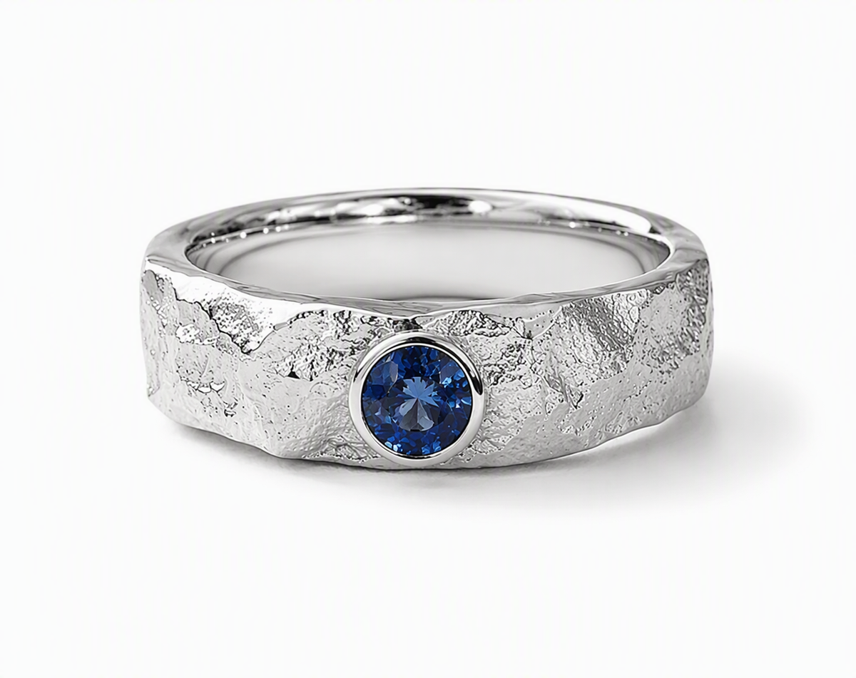 Blue Strata Ring