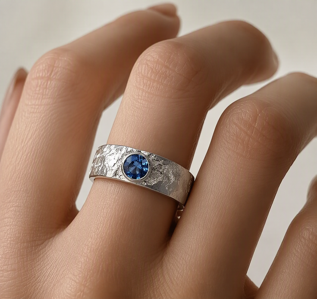 Blue Strata Ring