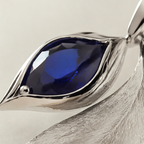 DAWN | Blue Leaf Pendant Necklace
