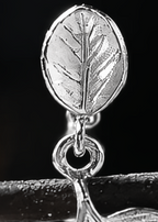 Morning Dew Leaf Drop Earrings