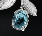 Morning Dew Leaf Drop Earrings