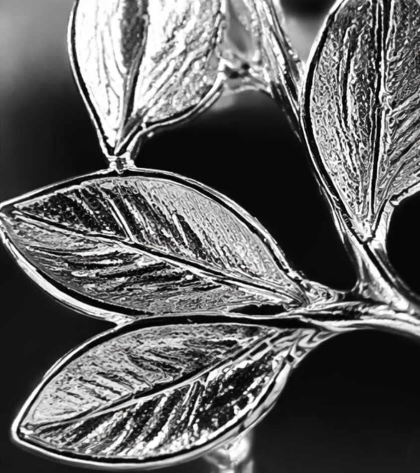 Morning Dew Leaf Drop Earrings