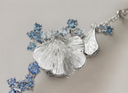 Ginkgo Sky Sapphire Statement Necklace