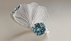 Ginkgo Bloom Blue Sapphire Ring