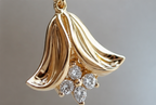 Bellflower Light Diamond Drop Earrings