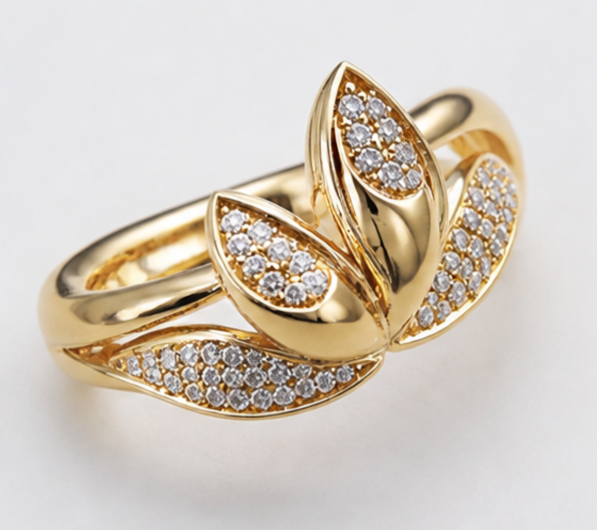 Laurel Glow Diamond Ring