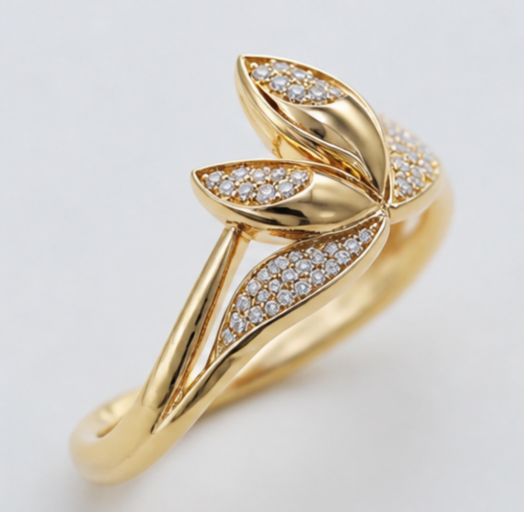 Laurel Glow Diamond Ring