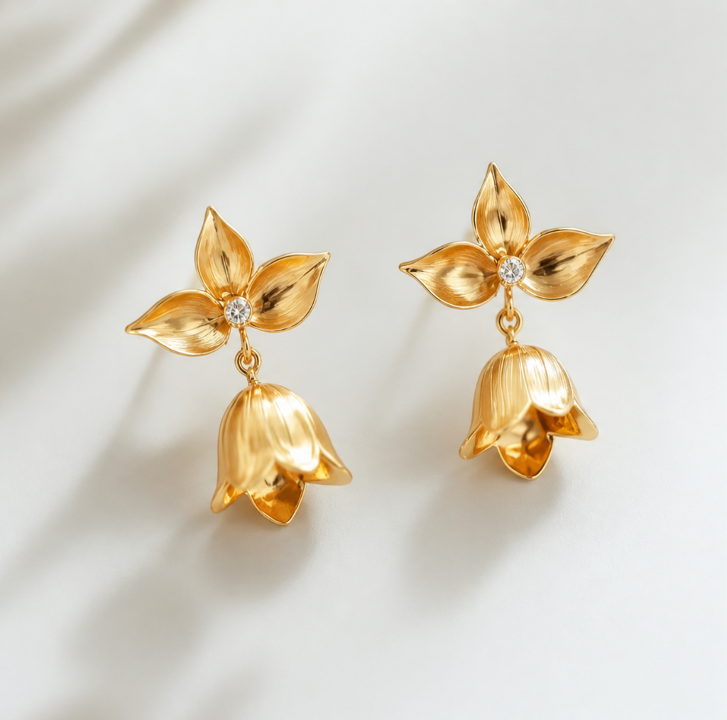 Aurelia Bloom Drop Earrings