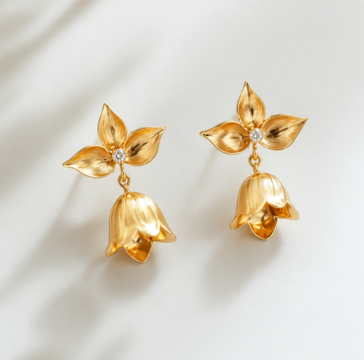 Aurelia Bloom Drop Earrings