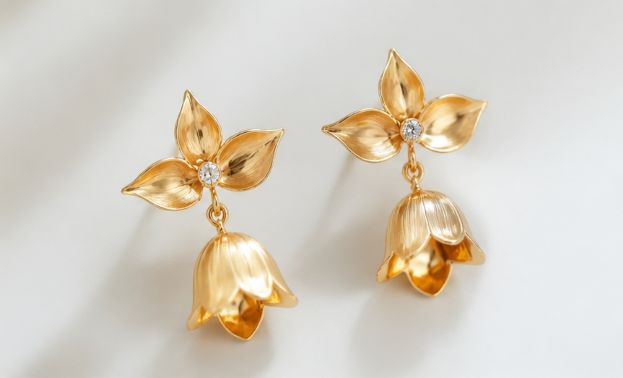 Aurelia Bloom Drop Earrings
