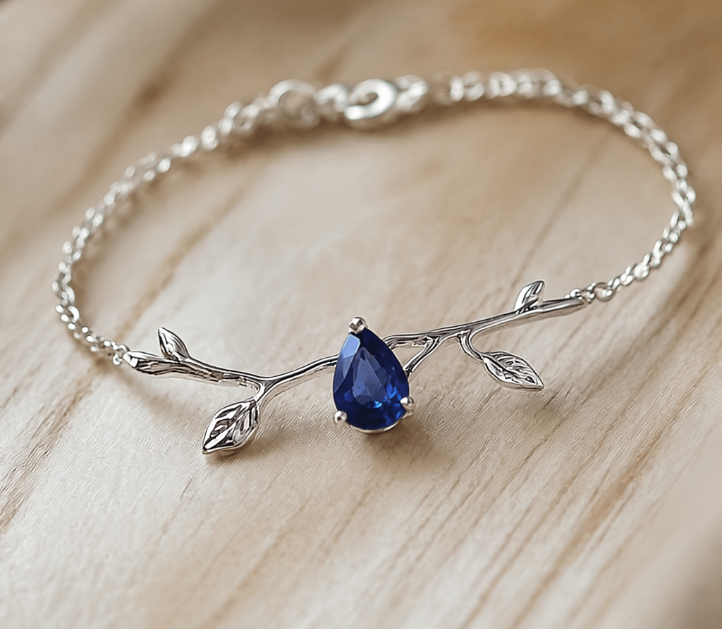 Luminous Branch Sapphire Bracelet
