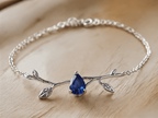 Luminous Branch Sapphire Bracelet