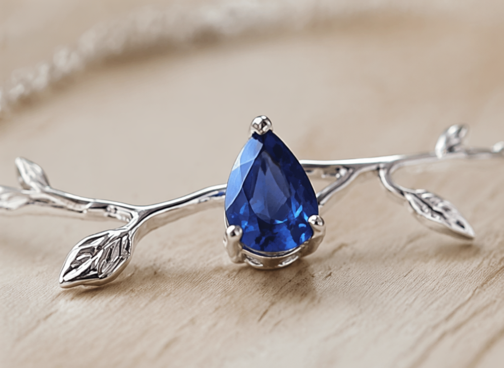 Luminous Branch Sapphire Bracelet