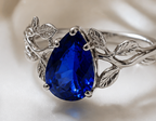 Azure Vine Blue Sapphire Ring
