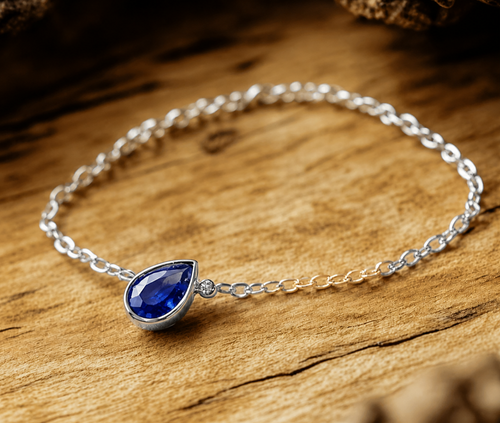 Azure Teardrop Bracelet