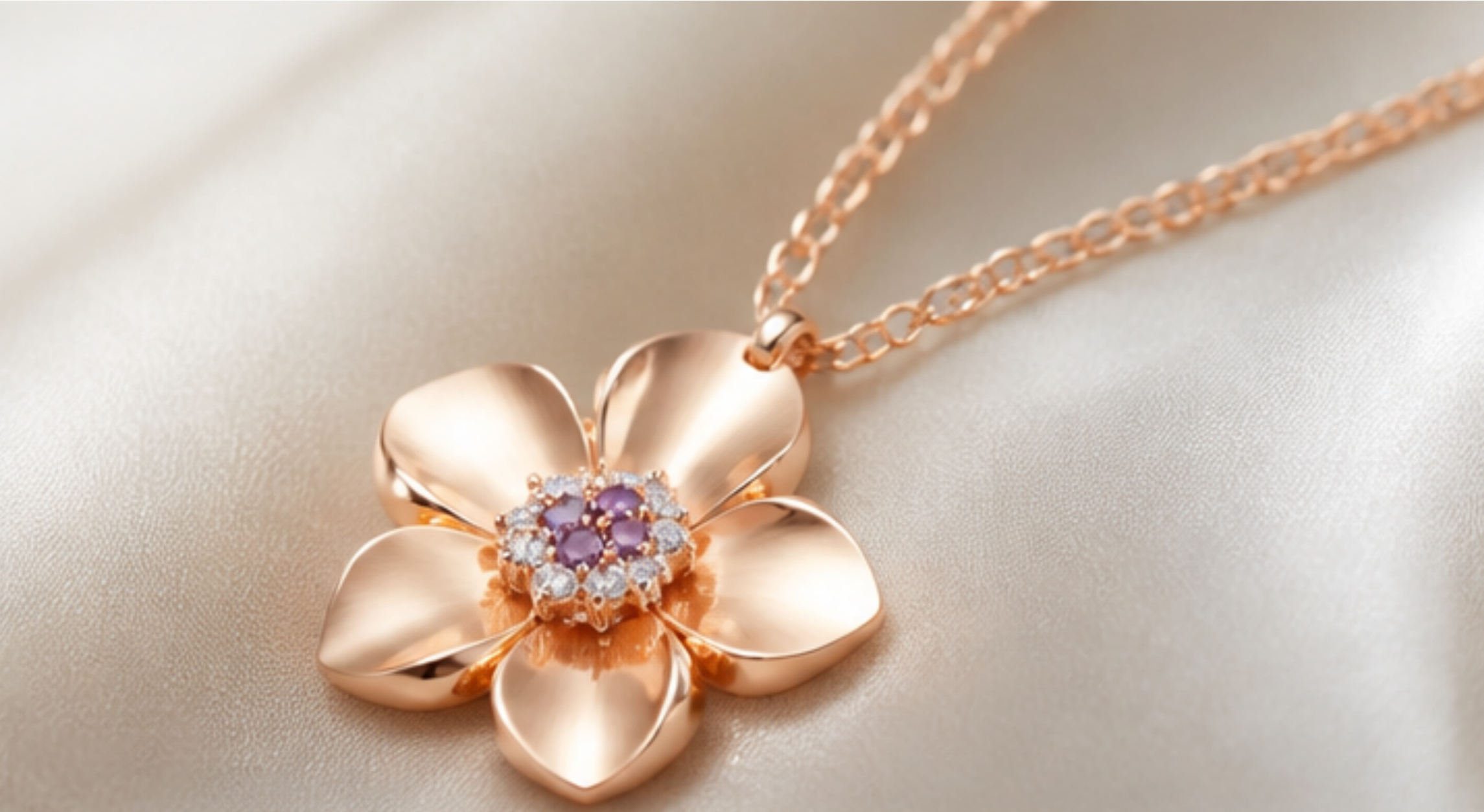 Bloom of Dawn Pendant Necklace