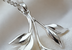 Whispering Leaves Pendant Necklace