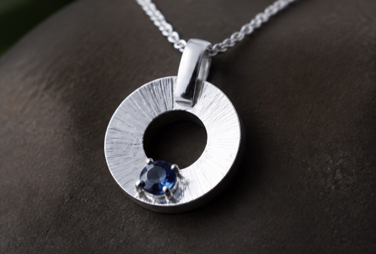Blue Orbit Pendant
