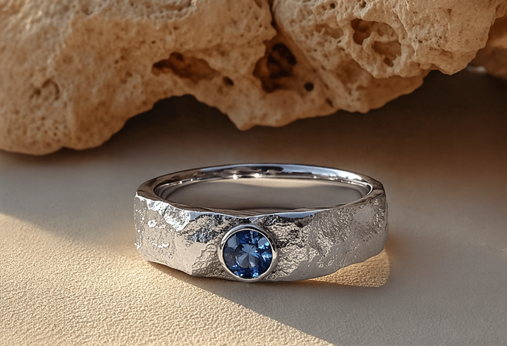 Blue Strata Ring