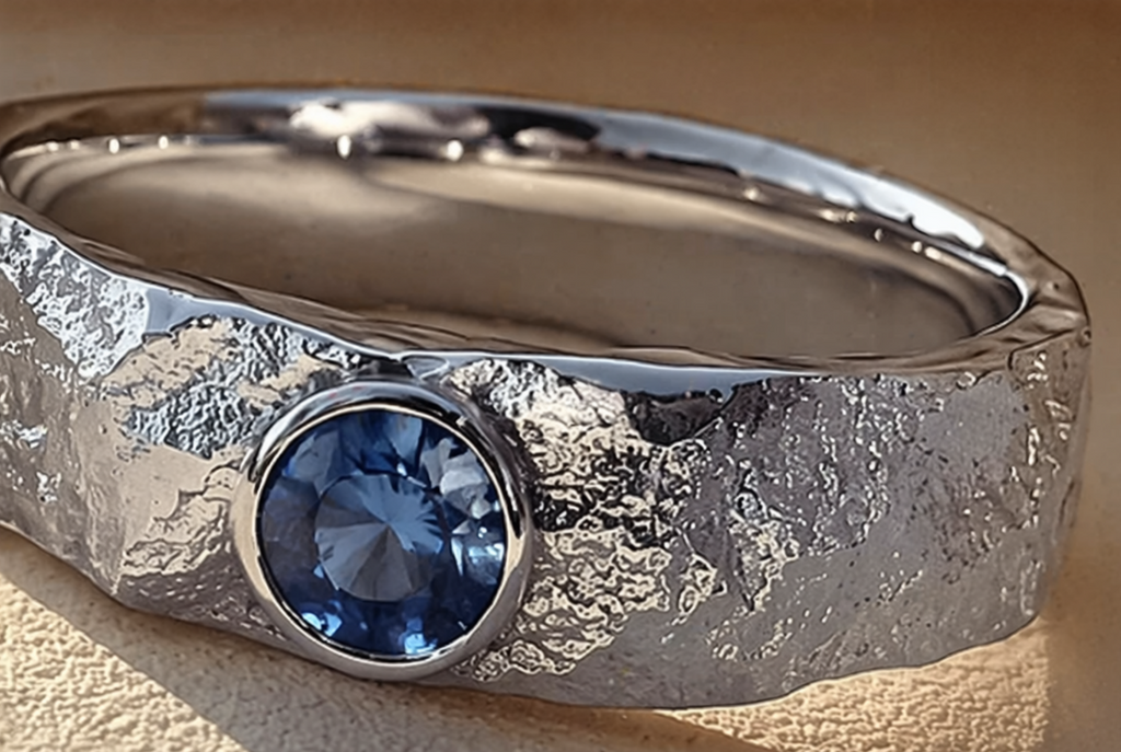 Blue Strata Ring